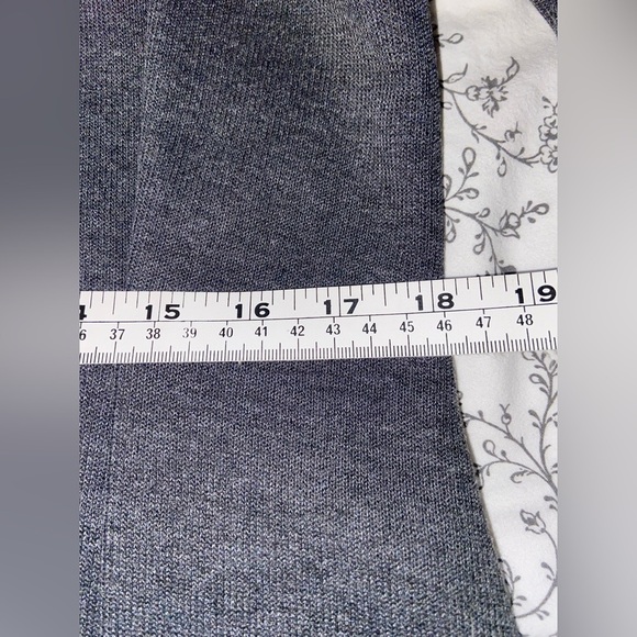 Women’s Zara Bodycon micro ribbed knit long sleeves dark gray dress size XXL - Picture 8 of 13